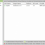 Screenshot-Android SDK and AVD Manager