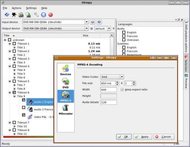 K9Copy screenshot