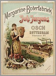 Διαφήμιση μαργαρίνης από την Jurgens, το 1893