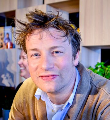Πορτρέτο του σεφ Jamie Oliver.