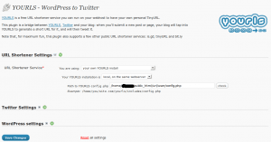 YOURLS-WordPress to Twitter YOURLS-WordPress to Twitter